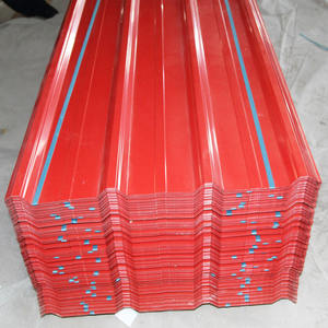 Tôles d'acier galvanisé ondulé prélaqué pour revêtement de sol <span class=keywords><strong>en</strong></span> béton, passerelles et toitures, épaisseur 0,12-0,5 mm - Product Image 3