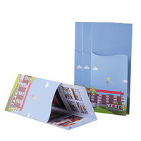 Brochures d'instructions pliables en accordéon en gros, impression offset personnalisée, papier couché, guide de produits en bois, insert, boîte d'emballage cadeau