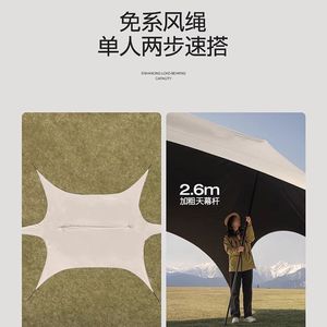 Shuo Ting Hexagonal <b>Canopy</b> <b>Tent</b> 45 Waterproof Quick Setup Sun Shelter for Outdoor Camping - Product Image 3