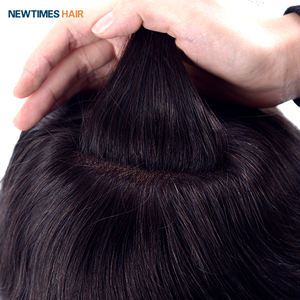 Australia hombres tupé francés encaje Sistema de pelo con PU perímetro venta al por mayor cabello humano tupé hombres peluca - Product Image 6