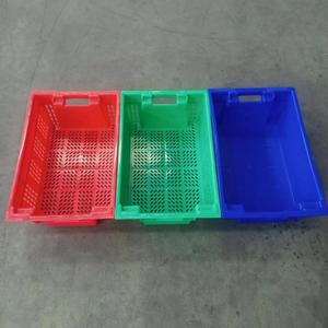 Bacs de rangement en plastique rectangulaires blancs, rouges, bleus, verts, écologiques, pour aliments, type boîte de manutention, modèle BYSE004 - Product Image 3