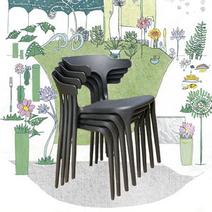 High Quality Colorful Plastic <strong>Chair</strong> for Home Office Bar Park Gym Bathroom Use-for Dining and Outdoor Furniture - Product Image 2