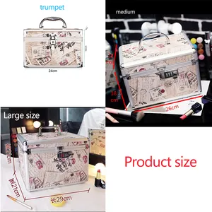 Hot Selling Customized Jewelry Storage Beauty Case Cosmetic Case