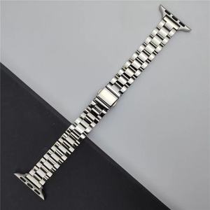 Bracelets en acier inoxydable pour <span class=keywords><strong>bracelet</strong></span> de montre <span class=keywords><strong>Apple</strong></span> Tiny Waist Three Bead pour <span class=keywords><strong>Apple</strong></span> <span class=keywords><strong>Watch</strong></span> Series S11 S10 <span class=keywords><strong>SE</strong></span> 38/40/41MM 42/44/45/49MM - Product Image 4