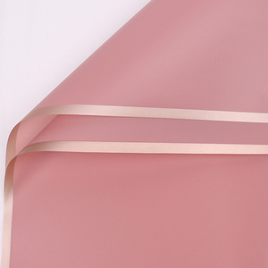 Nhựa Không Thấm Nước Khung In Ấn Bó Hoa Giấy Gói Cho Hoa Bán Hoa Chất Liệu Vàng Cạnh Hoa Giấy Gói - Product Image 4