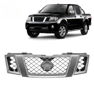 For Nissan NAVARA 2010-2014 Body Kit <b>Car</b> Bumper Grill Racing Grills <b>Decorative</b> Cover Trim Front Bumper Grill Exterior Part - Product Image 2