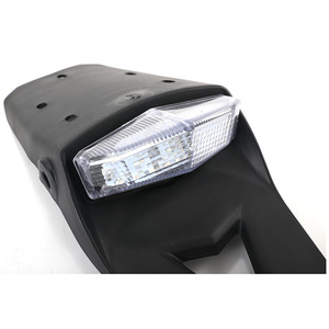 Support de feu arrière pour moto tout-terrain ZUQING HL152, plaque de montage à trou central avec câblage pour protection du garde-boue - Product Image 2