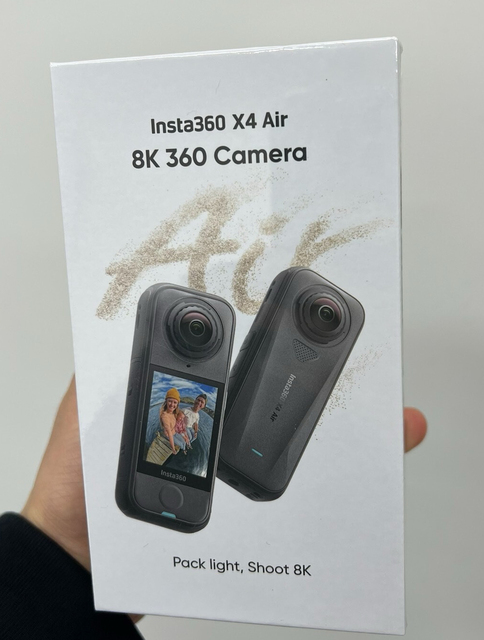 Original for Insta360 X4 Air Bundle 8K 30fps Active HDR Details/Colors in Highlight/Shadow, Superb Stabilization Action-packed