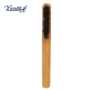 Yinste <b>Shoe</b> Brush Solid Wood Horse Hair Cleaning For <b>Shoes</b> And Accessories - Product Image 4