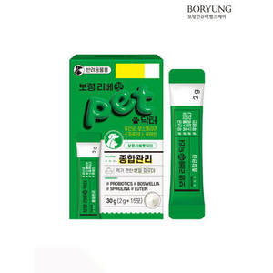 Boryeong Lee Bpett Doctor General Management Powder Type 2 G X 15 Vitamins <b>Supplement</b> for <b>Pets</b> <b>Health</b> <b>Care</b> in Bottles - Product Image 1