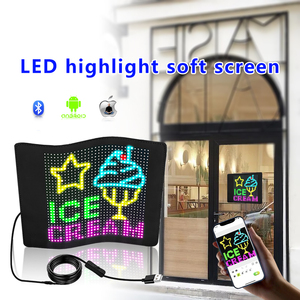 Cửa sổ phía sau biểu hiện kỹ thuật số hiển thị ứng dụng thay đổi văn bản Tùy chỉnh hình ảnh hoạt hình hình ảnh điện tử xe nhãn dán cửa hàng hiển thị mở dấu hiệu - Product Image 2