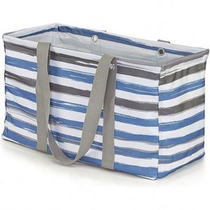 Bolsa de Lona Impermeable Personalizada al por Mayor de Fábrica, con Cierre de Cremallera, Bolsillo Interior, Reutilizable, de Gran Capacidad para - Product Image 2