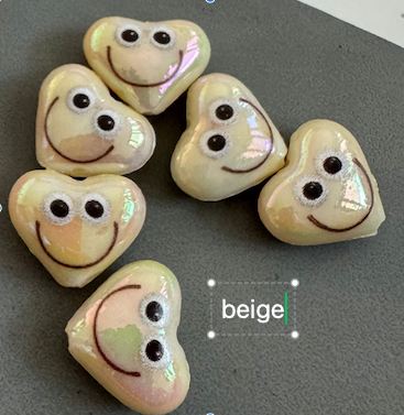 smile in beige 300pcs/bag