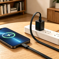Cable de Carga Rápida Tipo-C a Tipo-C, Carcasa de Aleación de Zinc, 60W 3A 1m-3m PD 3.1 para Auriculares, Computadora y iOS