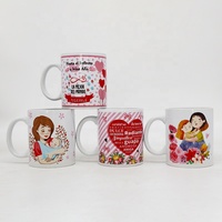 Cadeaux de tasse à café pour la fête des mères Meilleure maman de tous les temps Design minimaliste en céramique Fabriqué dans le Shandong Cadeaux d'anniversaire pour les mamans