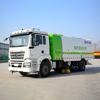 Camion balayeuse de voirie Shacman 6x4 M3000 d'occasion, équipement municipal durable pour le nettoyage des rues