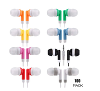 Écouteurs jetables à bas prix bon marché pour casque d'aviation de ligne aérienne 3.5mm écouteurs Ecouteurs
