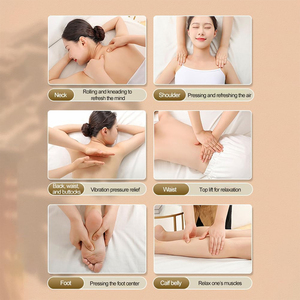 Matelas de sport en PU en gros avec coussin d'air, rouleau infrarouge, airbag intégral, vibration, étirement, contrôle manuel filaire réglable - Product Image 6