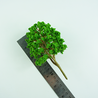 Fabricant d'arbres miniatures artificiels à l'échelle O HO N TT Z pour la mise en page de scènes de train de fabrication architecturale