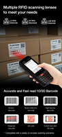 Escáner de Código de Barras Industrial Android 1D/2D, Lector NFC/RFID, Terminal PDA Portátil para Gestión de Inventario/Stock