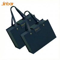 Boîte cadeau rigide mate personnalisée Jinbar avec poignée en relief et forme de beignet pour bijoux, vêtements pour bébés et cadeaux en forme de beignet