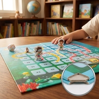 Jeu de société éducatif personnalisé pour enfants, avec jetons en plastique, pour stimuler l'intérêt des enfants pour l'apprentissage
