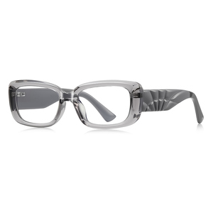 特大長方形眼鏡フレーム女性用男性用ブルーブロック眼鏡厚手ワイドテンプル眼鏡光学眼鏡TR90 - Product Image 4