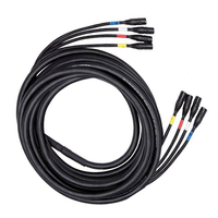 Câble multipaire Ethercon pour système audio, câble réseau RJ45 4 canaux CAT6, câble multipaire audio avec connecteurs Ethercon