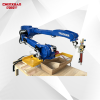 Estación de Corte por Llama Robótica Automática, Cortadora CNC Multiángulo para Fabricación de Acero Estructural y Pesado