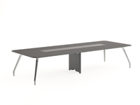 Table de conférence et chaises SITSTAR en acier – Ensemble table et chaises pour réunions – Mobilier de bureau design pour projets et fournitures