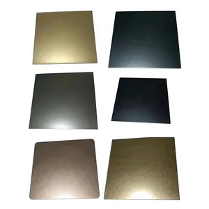 Miglior prezzo 305 304 BA Gold lamiera di acciaio inossidabile placcato piatto decorativo