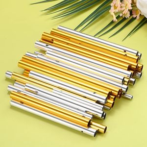 Tubes de carillon éolien en aluminium personnalisables, tiges rondes pour la décoration de jardin extérieur DIY, cloches éoliennes en métal - Product Image 5
