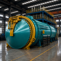 Autoclave Industrial ISO9001 ASME para Curado de Palas de Eólicas con Rango de 0.8-5.0MPa y Sistema de Monitoreo de Registro de Datos