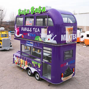 Bus de restauration à deux étages pour pizzas, restaurants, kiosques à bubble tea, food trucks, bars, cafés, remorques et stations - Product Image 3