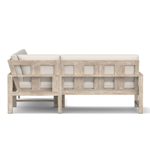 Ensemble de meubles de jardin en teck résistant aux UV, imperméable, moderne, pour villa extérieure - Product Image 4