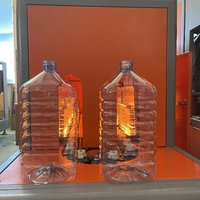 Souffleuse de bouteilles PET semi-automatique, machine de fabrication de bouteilles en plastique de 5 gallons pour la production de bouteilles d'eau potable, fabricant