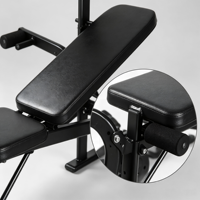 Banc de musculation multifonctionnel pour sit-up, haltères, inclinaison réglable, moderne, unisexe