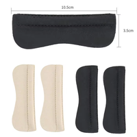 Vente chaude Réutilisable Auto-Adhésif En Daim Semelles Talon Pad Chaussure avec Poignées Doublure Soins Des Pieds Protecteur Talon Patch
