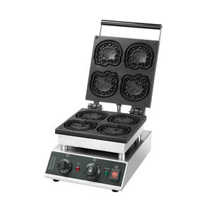 <span class=keywords><strong>Gaufrier</strong></span> antiadhésif de Hello Kitty d'acier inoxydable commercial électrique portatif populaire - Product Image 1