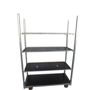 Danois Fleur Cc Conteneur Chariot Étagère En Bois Plante Transport Chariot Chariot - Product Image 2