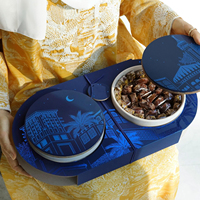 Boîtes de luxe personnalisées pour chocolats, dattes, macarons et desserts, idéales pour le Ramadan – Emballage cadeau pour chocolats, dattes et biscuits