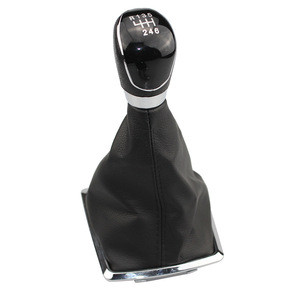 Tuas Persneling Mobil dengan Sarung Kulit untuk Ford Focus Mk2 2004 2005 2006 2007 2008 2009 2010 2011 2012 - Product Image 1
