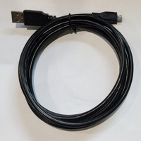 Kabel Data pengisian daya, kabel USB a ke Micro B 1m 2m 5m V8 5 Pin untuk pengontrol