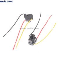 Portalámparas H4 con Conector Curvo, Cobre Puro y Baquelita, Resistente a Altas Temperaturas, Curvo