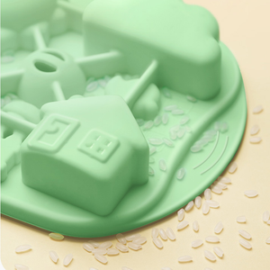 Household Children Toddler Cake Decorations Silicone Mold Food-grade Silicone Cake <b>Pan</b> <b>Steam</b> Rice Cake Making Mold - Product Image 3