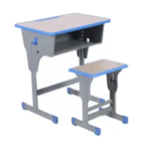 공장 직접 저렴한 학교 책상 및 의자 세트 수업 용 현대 교육용 조정 가능한 가구