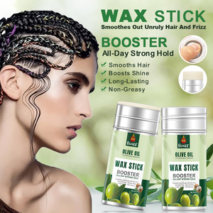 Nouveauté BUNEE Cire coiffante pour cheveux à l'huile d'olive non grasse longue durée Stick Pomade Contrôle des frisottis et des bords Cheveux crépus 2,7 oz - Product Image 2