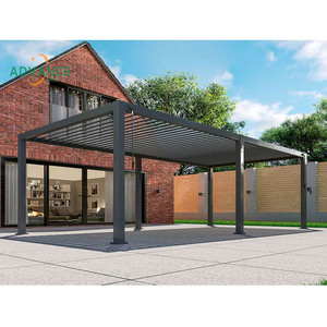 Pavillon en aluminium résistant aux intempéries, <span class=keywords><strong>abri</strong></span> solaire extérieur pour <span class=keywords><strong>terrasse</strong></span> <span class=keywords><strong>de</strong></span> piscine, salon extérieur et <span class=keywords><strong>terrasse</strong></span> <span class=keywords><strong>de</strong></span> <span class=keywords><strong>jardin</strong></span> - Product Image 3