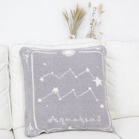 Coussins décoratifs personnalisés en fibre de polyester 100 % tricotée, doux et confortables, pour la maison et le bureau