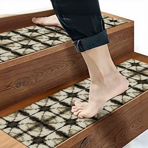 Alfombra Tradicional de Lana con Diseño de Patchwork, Antideslizante, con Base de Látex Ecológica para Comedor - Product Image 1